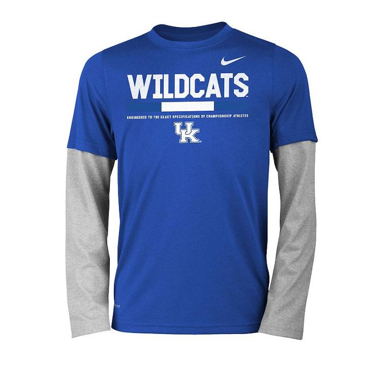 Boys 8-20 Nike Kentucky Wildcats Legend Tee Set, Size: M 10-12, Blue