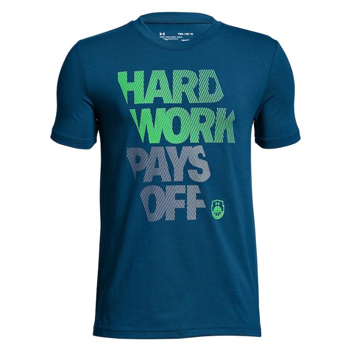 Boys 8-20 Under Armour Hard Work Pays Off Tee, Size: Small, Blue