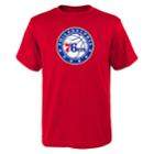 Boys 8-20 Philadelphia 76ers Primary Logo Tee, Size: Xl 18-20, Red