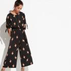 K/lab Lightning Bolt Culotte Jumpsuit, Size: Xs, Black