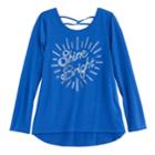 Girls 7-16 So&reg; Legging Tee, Size: 12, Med Blue