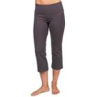 Jockey Sport Slim Flare Capris, Women's, Size: Medium, Grey