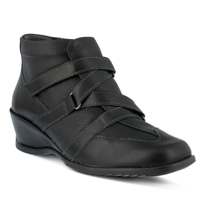 Spring Step Allegra Women's Wedge Ankle Boots, Size: 42, Black