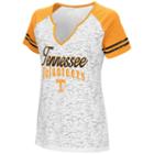 Women's Campus Heritage Tennessee Volunteers Notch-neck Raglan Tee, Size: Small, White Oth