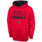 Boys 8-20 Campus Heritage Louisville Cardinals Team Color Hoodie, Size: L(16/18), Dark Red