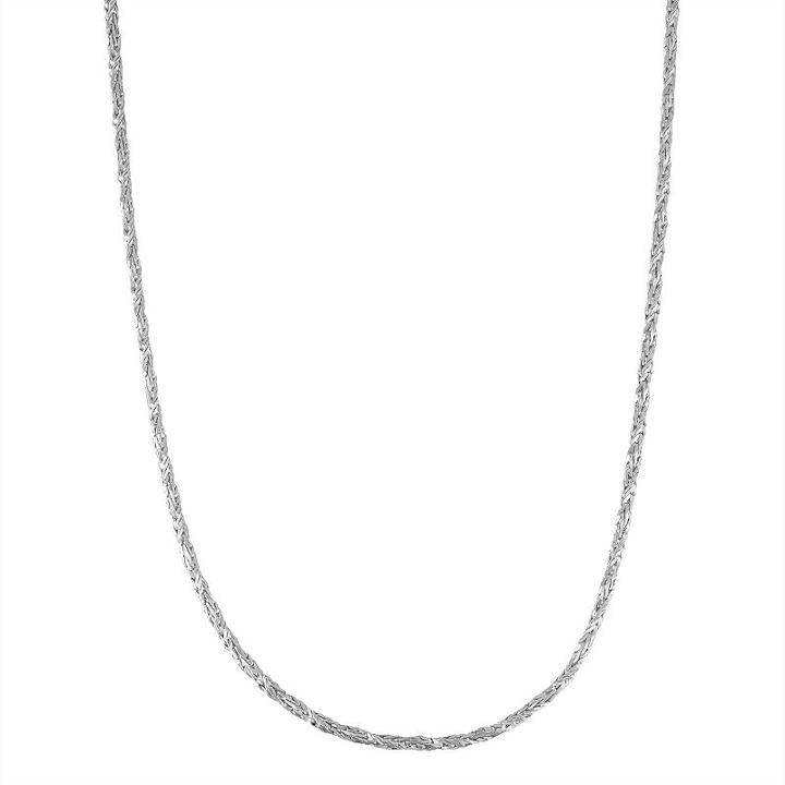 Sterling Silver Foxtail Chain Necklace - 20 In, Women's, Size: 20, Grey