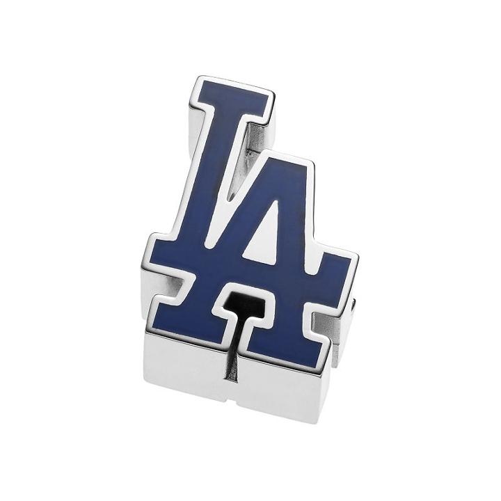 Logoart Sterling Silver Los Angeles Dodgers Bead, Women's, Multicolor