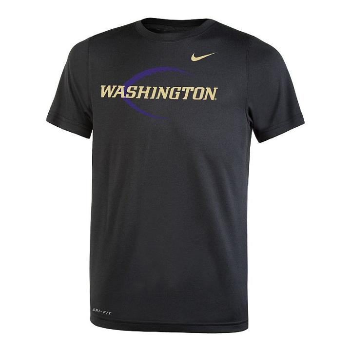 Boys 8-20 Nike Washington Huskies Legend Icon Tee, Size: S 8, Black
