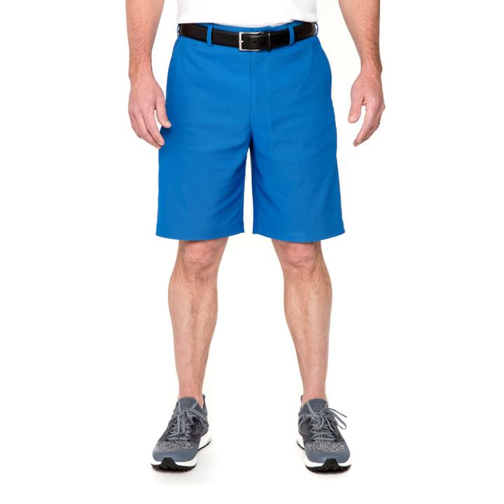 Men's Pebble Beach Contrast Twill Performance Golf Shorts, Size: 38, Dark Blue