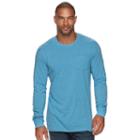 Big & Tall Sonoma Goods For Life&trade; Flexwear Slim-fit Stretch Crewneck Tee, Men's, Size: 3xl Tall, Med Blue