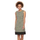 Women's Ronni Nicole Geometric Shift Dress, Size: 12, Oxford