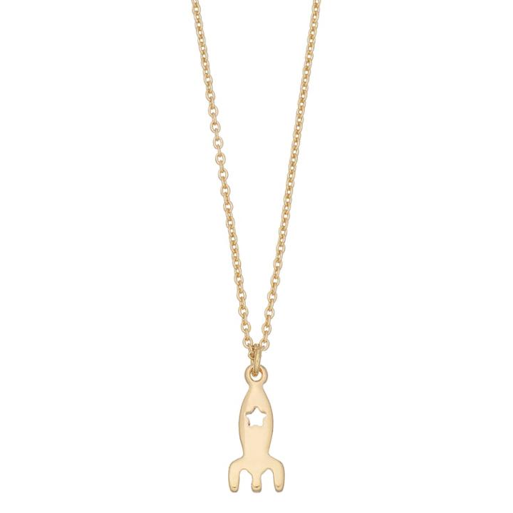 Lc Lauren Conrad Rocket Ship Pendant Necklace, Women's, Gold