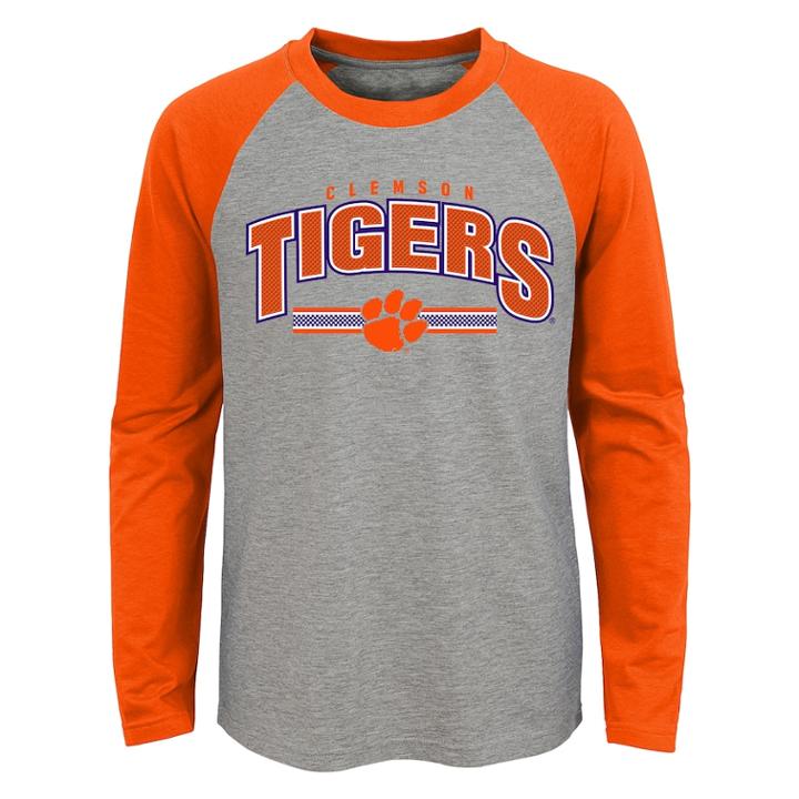 Boys 4-18 Clemson Tigers Audible Tee, Size: 4-5, Grey