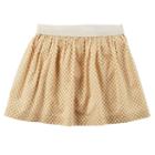 Girls 4-8 Carter's Floral Metallic Skirt, Size: 5, Yellow (mustard)