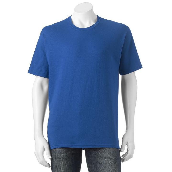 Men's Goldtoe Mobility Fx Classic-fit Stretch Tee, Size: Xxl, Med Blue