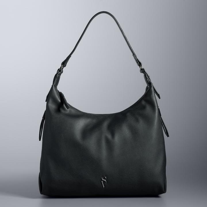 Simply Vera Vera Wang Elbridge Hobo, Women's, Black