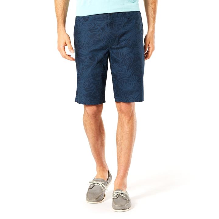 Men's Dockers Stretch Modern D2 Straight-fit Shorts, Size: 38, Blue (navy)