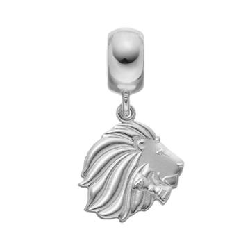 Alpha Delta Pi, Logoart Sterling Silver Sorority Lion Charm, Women's, Grey