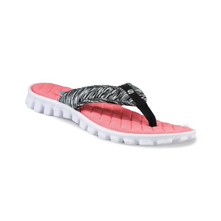 Skechers Ez Flex Cool Women's Flip-flops, Girl's, Size: 5, Grey (charcoal)