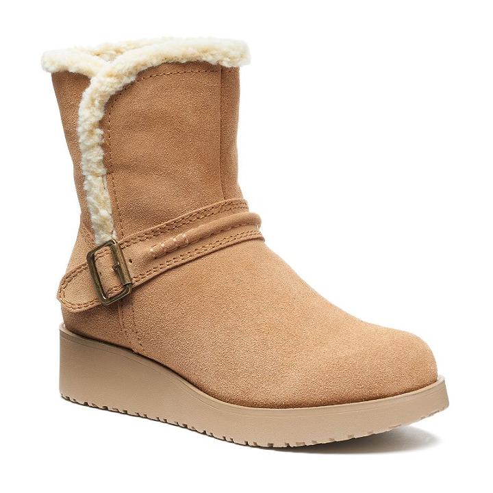 Sonoma Goods For Life&trade; Leeza Women's Wedge Ankle Boots, Size: 7, Lt Brown