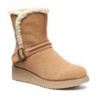 Sonoma Goods For Life&trade; Leeza Women's Wedge Ankle Boots, Size: 7, Lt Brown