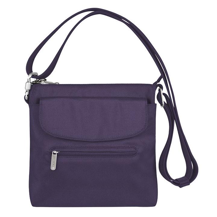 Travelon Anti-theft Classic Mini Shoulder Bag, Adult Unisex, Purple