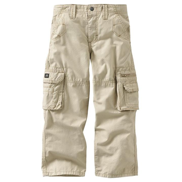 Boys 4-7x Lee Dungarees Explorer Relaxed-fit Cargo Pants, Size: 6, Dark Beige