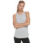 Women's Tek Gear&reg; Performance Shirttail Racerback Tank, Size: Large, Light Grey