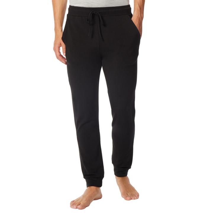 Men's Heat Keep Brushed Fleece Jogger Pants, Size: Xl, Black