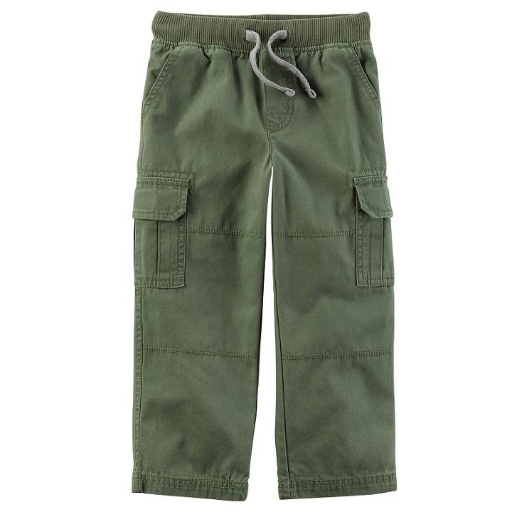 Boys 4-8 Carter's Cargo Pants, Size: 5, Green Oth
