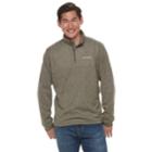 Men's Columbia Dunsire Point Classic-fit Colorblock Fleece Quarter-zip Pullover, Size: Large, Med Brown