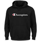 Big & Tall Men's Champion Fleece Pullover Hoodie, Size: Xxl Tall, Black