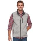 Men's Zeroxposur Fleece Sweater Vest, Size: Large, Med Grey