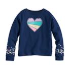 Girls 4-10 Jumping Beans&reg; Graphic Pullover Sweatshirt, Size: 8, Blue (navy)