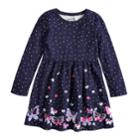 Girls 4-10 Jumping Beans&reg; Shirred Skater Dress, Size: 5, Blue