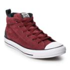 Men's Converse Chuck Taylor All Star Street Mid Suede Sneakers, Size: M10w12, Med Red