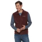 Men's Columbia Flattop Ridge Fleece Vest, Size: Small, Brt Purple