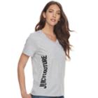 Women's Juicy Couture Graphic Tee, Size: Small, Grey