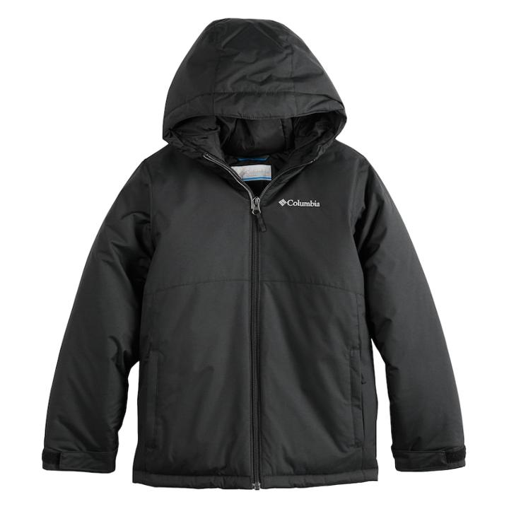 Girls 4-18 Columbia Snowman Builder Heavyweight Jacket, Size: Xxs (4-5), Grey (charcoal)