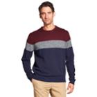 Men's Izod Classic-fit Striped Crewneck Sweater, Size: Xl, Dark Blue