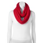 Apt. 9&reg; Cashmere Infinity Scarf, Women's, Med Red