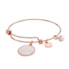 Love This Life Mother & Daughter Turtle Charm Bangle Bracelet, Women's, Pink