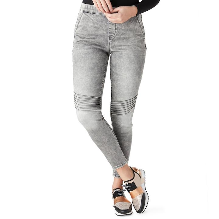 Juniors' Denizen From Levi's&reg; Moto Jeggings, Teens, Size: Medium, Grey