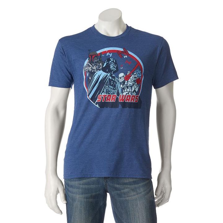 Men's Star Wars Patriotic Tee, Size: Medium, Brt Blue