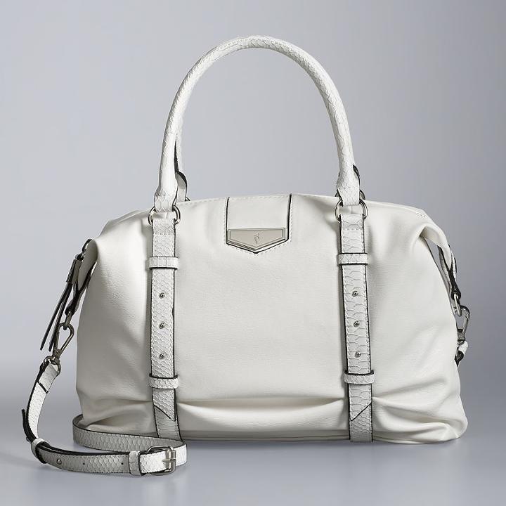Simply Vera Vera Wang Palermo Shopper, Women's, White Oth