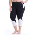 Plus Size Marika Curves Ava Progressive Capris, Women's, Size: 1xl, White
