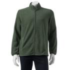 Big & Tall Croft & Barrow Artic Fleece Jacket, Men's, Size: L Tall, Dark Green