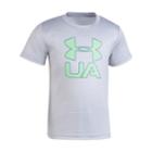 Boys 4-7 Under Armour Logo Graphic Tee, Size: 4, White