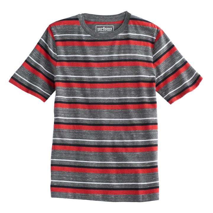 Boys 8-20 Urban Pipeline Short Sleeve Crew Tee, Size: Medium, Red