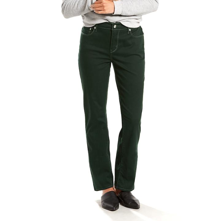 Women's Levi's&reg; 505&trade; Straight Jeans, Size: 32(us 14)m, Green